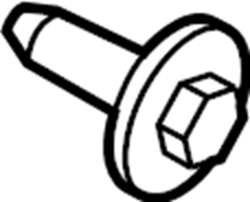View W505423S439 Bolt. Fender. Window. Bracket. (Front, Rear, Upper, Lower) Full-Sized Product Image