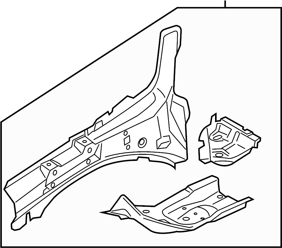 View HG9Z5410463A Frame Side Member Assembly Full-Sized Product Image