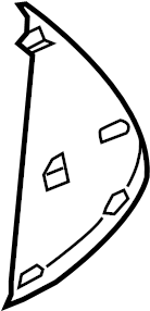 View DS7Z5404480AD Instrument Panel Side Cover (Upper) Full-Sized Product Image