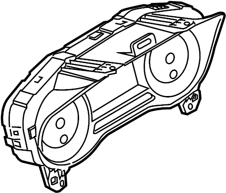 View DS7Z10849EA Instrument Cluster Full-Sized Product Image