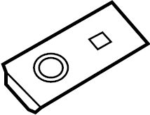 View CM5Z19C149A Audio Auxiliary Jack Trim Plate Full-Sized Product Image