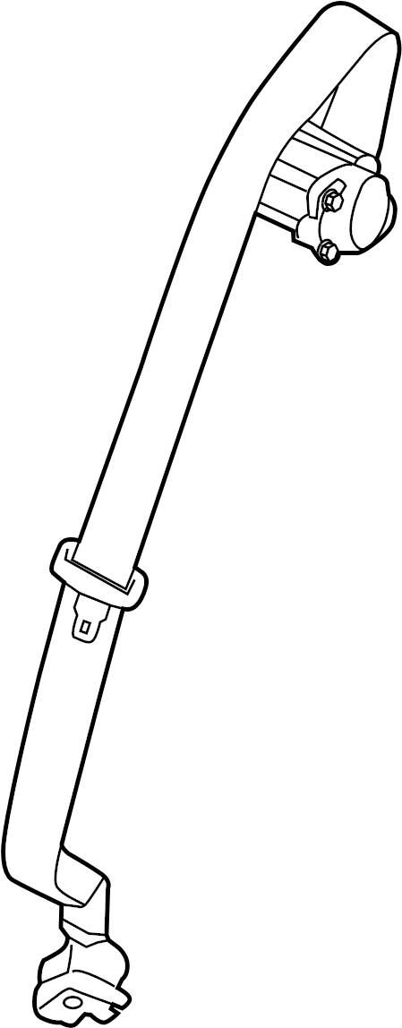 View HG9Z54611B64AE Seat Belt Lap and Shoulder Belt Full-Sized Product Image