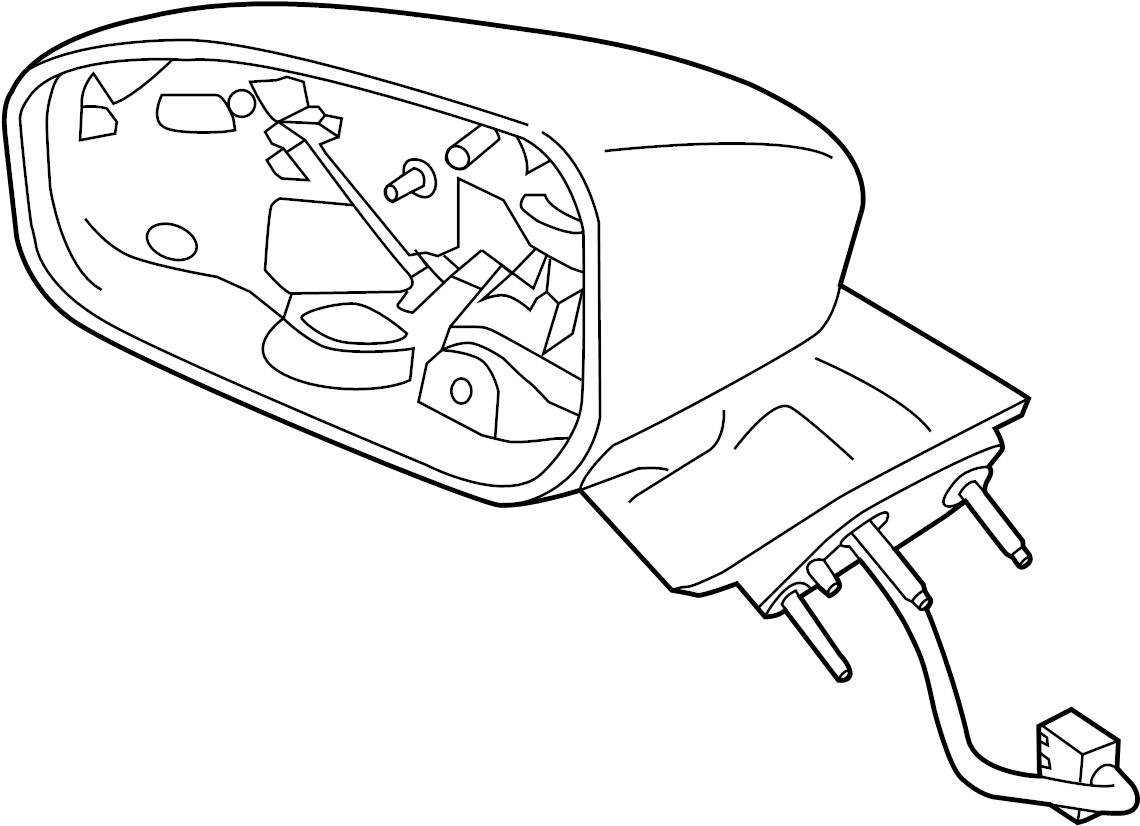 View FS7Z17682BB Door Mirror (Rear) Full-Sized Product Image