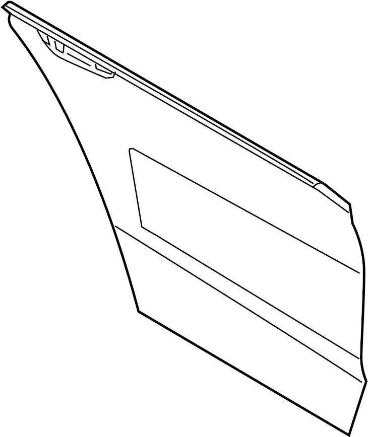 View DS7Z5424700A Door Outer Panel Full-Sized Product Image