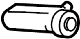 View DM5Z9928610A Latch. Spring. Fuel. Door.  Full-Sized Product Image