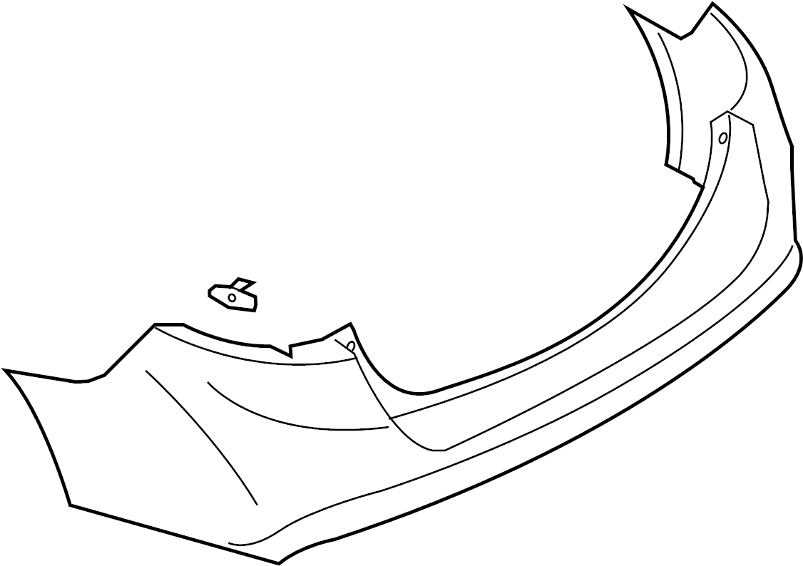 View DS7Z17K835AAPTM Bumper Cover (Rear, Upper, Lower) Full-Sized Product Image