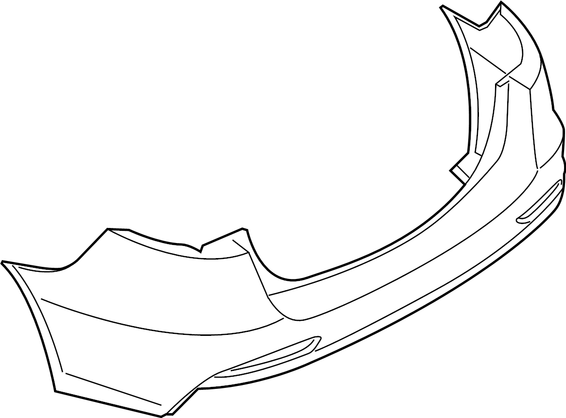 View KS7Z17K835ADPTM Bumper Cover (Rear, Upper, Lower) Full-Sized Product Image