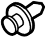 View N807389S Rivet. Clip. Retainer. Deflector. Cover. (Rear, Upper, Lower) Full-Sized Product Image