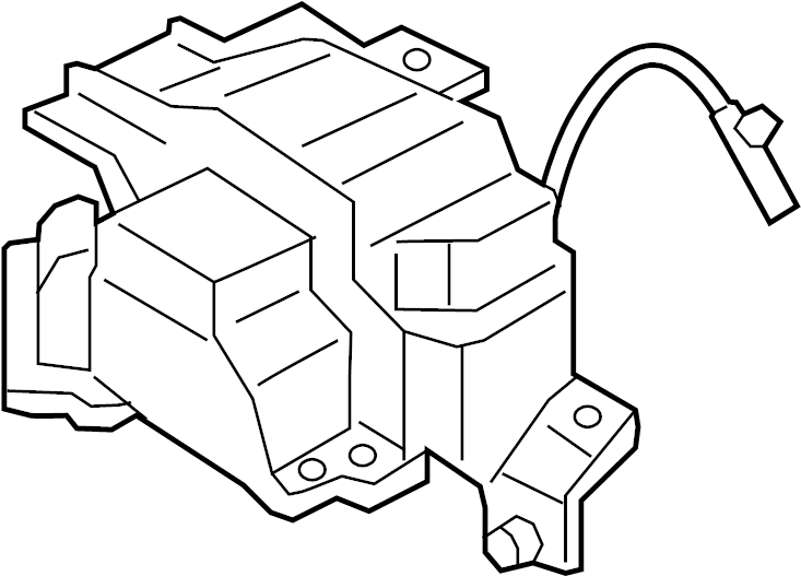 View KD9Z6068A Automatic Transmission Mount (Upper) Full-Sized Product Image