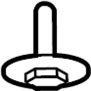 View W705583S442 Bolt. Deflector. Tray. Washer. Battery.  Full-Sized Product Image
