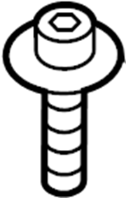 View W718205S439 Screw. Trim. Bolt. (Rear, Lower) Full-Sized Product Image