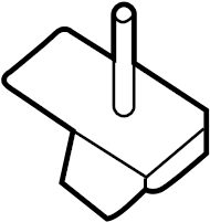 View GD9Z54434A14BA Deck Lid Handle Full-Sized Product Image