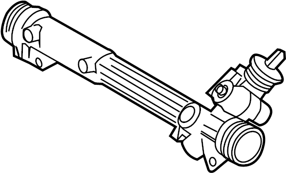 View 7W1Z3504ARM Rack and Pinion Assembly Full-Sized Product Image