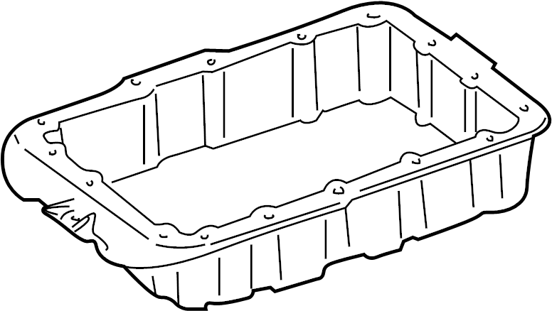 View 4W4Z7A194AA Transmission Oil Pan Full-Sized Product Image