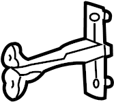 View 6W4Z5423552A Door Check Full-Sized Product Image
