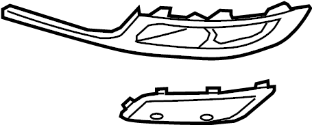 View DA5Z17E810AB Fog Light Trim Full-Sized Product Image