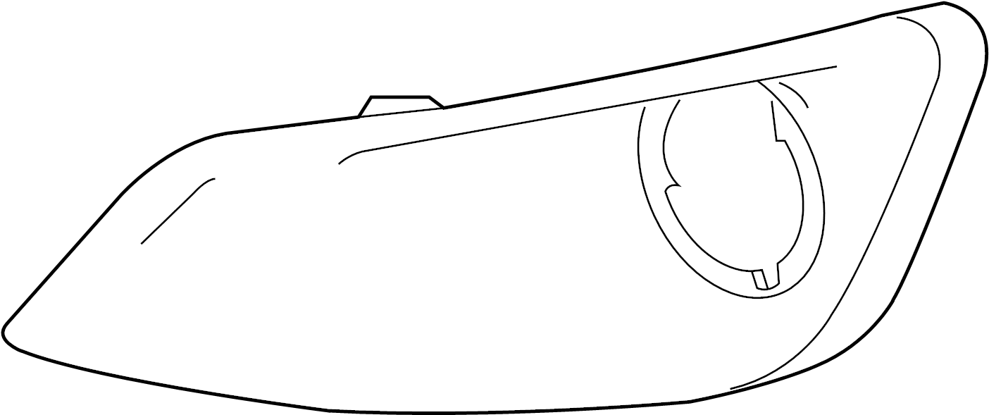 View 8A5Z15266AA Fog Light Bracket Full-Sized Product Image