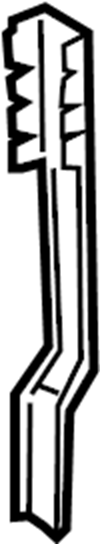 View DG1Z00810A Radiator Support Air Deflector (Front, Lower) Full-Sized Product Image