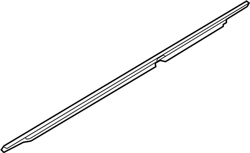 View 8A5Z5425596AC Door Window Belt Weatherstrip Full-Sized Product Image