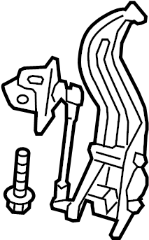 View DE9Z5A967G Bracket and Lever AS. Bracket and Lever Assembly.  Full-Sized Product Image