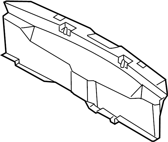 View DG1Z5411318AA Rear Body Panel Trim Panel (Rear) Full-Sized Product Image