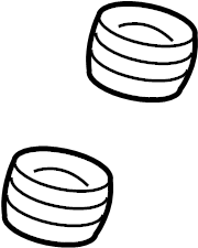 View 6E5Z2L074A Reservoir. Seal. Tank. Grommet. (Lower) Full-Sized Product Image
