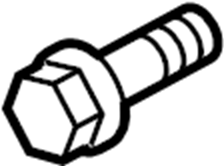 View W711119S439 Door Hinge Bolt (Upper, Lower) Full-Sized Product Image