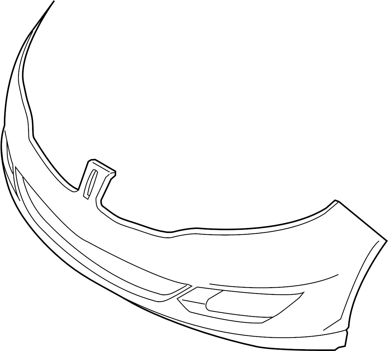View DP5Z17D957ABPTM Bumper Cover (Front, Upper) Full-Sized Product Image