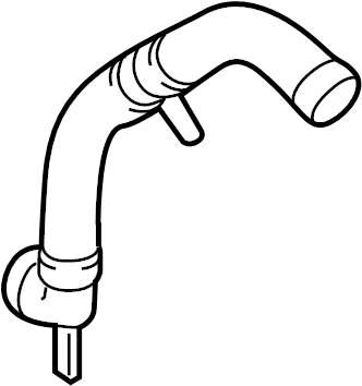 View HP5Z8286A Radiator Coolant Hose (Lower) Full-Sized Product Image