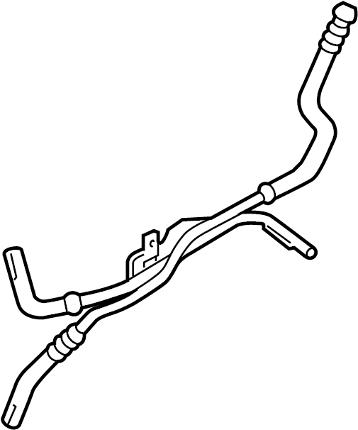 View HD9Z7R081B Automatic Transmission Oil Cooler Hose Assembly Full-Sized Product Image