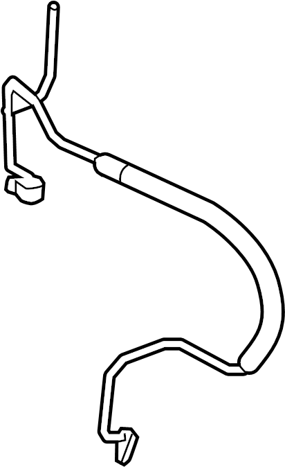 View HP5Z19D742D A/C Refrigerant Suction Hose (Upper) Full-Sized Product Image