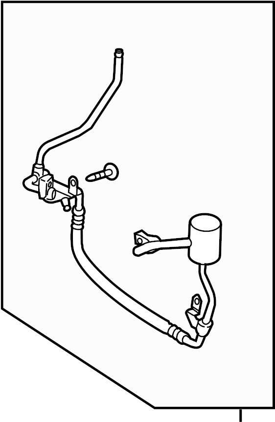 View DG9Z19972D A/C Refrigerant Discharge Hose Full-Sized Product Image