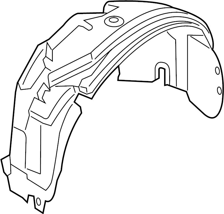 View DP5Z16102A Fender Splash Shield Full-Sized Product Image