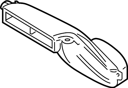 View HP5Z9C675A Engine Air Intake Hose Full-Sized Product Image