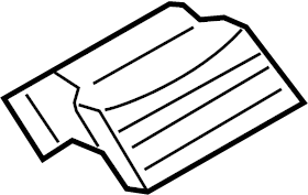 View DP5Z19893AD Dashboard Air Vent Full-Sized Product Image