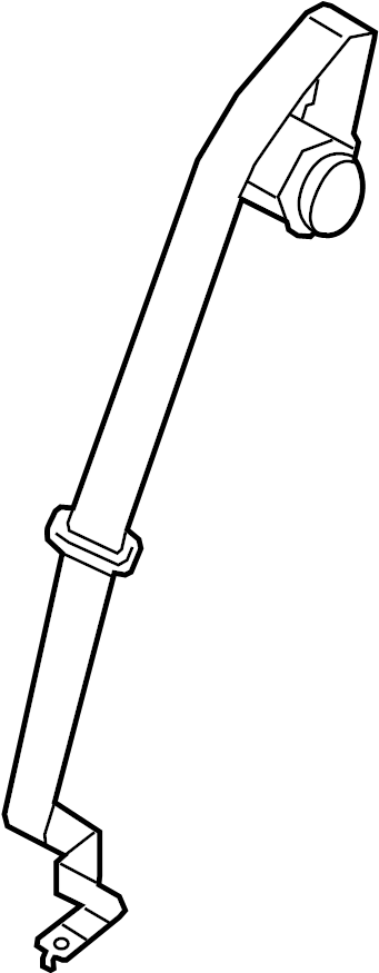 View DP5Z54611B64AZ Seat Belt Lap and Shoulder Belt Full-Sized Product Image