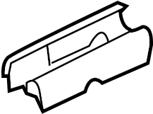 View DS7Z5461749DB Seat Track Cover (Rear) Full-Sized Product Image