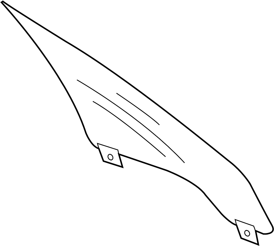 View DP5Z5421410A Door Glass Full-Sized Product Image