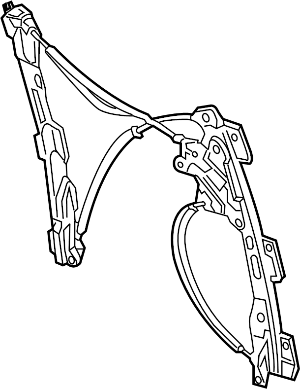 View HS7Z5423208A Window Regulator Full-Sized Product Image