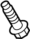 View W711918S439 Bolt. Drive. Shaft. (Front) Full-Sized Product Image
