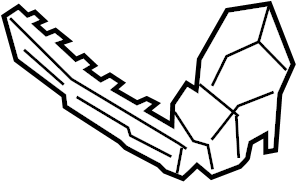View DP5Z17788A Bumper Cover Support Rail (Upper) Full-Sized Product Image