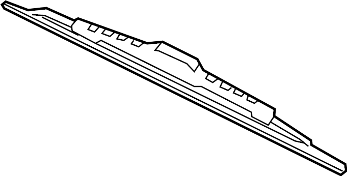 View AE9Z17528A Windshield Wiper Blade (Front) Full-Sized Product Image