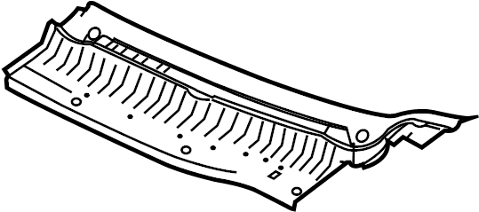 View AE9Z74022A69AA Cowl Cover Full-Sized Product Image