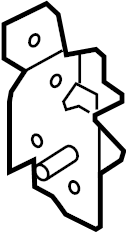 View 8A5Z5426810A Door Hinge (Upper, Lower) Full-Sized Product Image