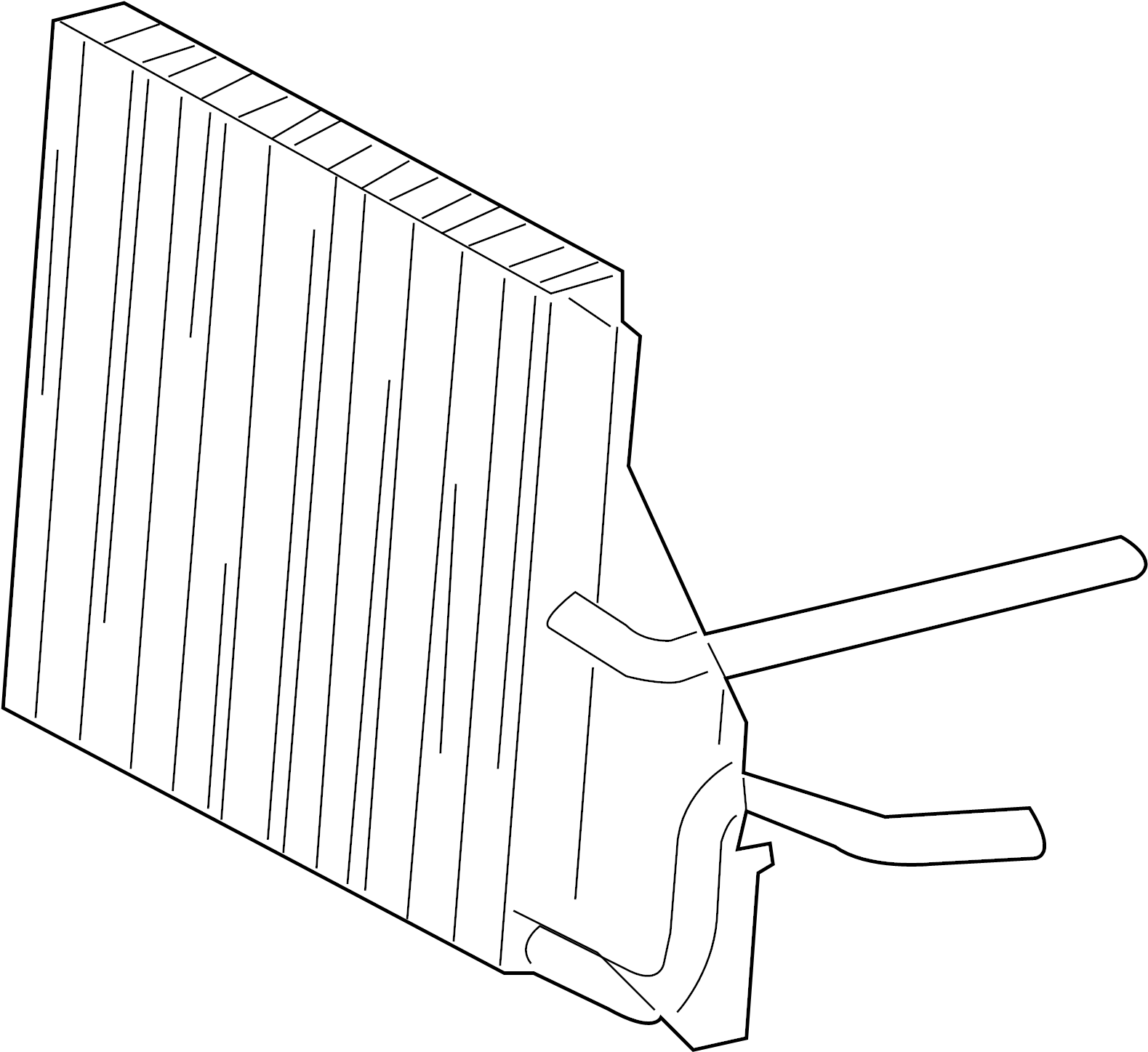 View 5W1Z3F749A Power Steering Cooler (Lower) Full-Sized Product Image