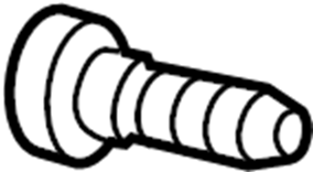 View 5W1Z1107A Wheel Lug Stud Full-Sized Product Image
