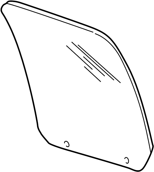 View 3W7Z5425712AA Door Glass (Rear) Full-Sized Product Image