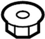 View N800627S441 Nut. Strap.  Full-Sized Product Image
