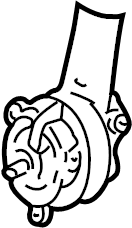 View YF1Z3A674DBRM Power Steering Pump Full-Sized Product Image