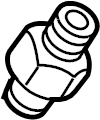 View F87Z9F485BA Connector. Tube. Adapter. EGR. Exhaust.  Full-Sized Product Image
